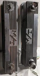 Vintage M/t Aluminum Valve Covers Small Block Chevy 1959-86 140R-50B Mickey T. Used. Price: $112.50.