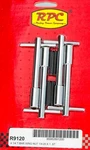 Rpc #R9120 Valve Cover T-bars Wing Nut With 1/4" Thread Chrome Steel Tall Wps New. Price: $22.99.