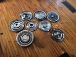 Vintage Hub Caps Wheel Covers Trim Rings Lot From 50S 60S 70S Cadillac Chevy Gm Used. Price: $120.00.