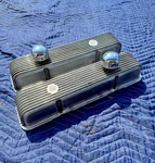 Vtg Cal Custon Chevy 283 327 350 40-2300 Gardena Usa Valve Covers Hot Rod Custom Used. Price: $250.00.