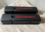 Proform 141-751 Sbc Black Crinkle Bowtie Tall Valve Covers 59-86 Chevy 262-400 Used. Price: $54.95.