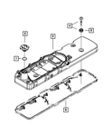 Genuine Mopar Cylinder Head Cover Isolator 68005453AA New. Price: $30.98.