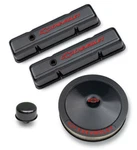 Proform 141-710 Valve Covers, Dress Up Kit, Tall, Steel, Carbon Fiber Sb Chevy New. Price: $339.95.