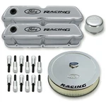 Racing Engine Dress Up Kit Chrome W/ford Log New. Price: $395.41.