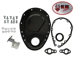 Black Steel Chain Cover Set W/timing Tab 1955 1995 Sbc 283-400 New. Price: $40.59.