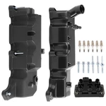 Engine Valve Cover Set Ford Mustang Ranger 4.0L 01-11 6L2Z6582AA Black New. Price: $155.86.