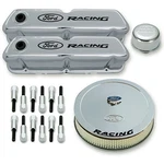 Racing 302-510 Engine Dress Up Kit Chrome W/ford Log New. Price: $322.99.