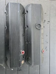 Big Block Chevy Valve Covers 396 427 454 502 Finned Chevrolet Bbc Mercruiser Used. Price: $149.99.