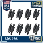 8PCS Ignition Coils 12619161 For Chevrolet Silverado Camaro Gmc Savana Yukon New. Price: $109.90.