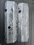 Big Block Chevy Valve Covers 396 427 454 502 Finned Chevrolet Bbc Mercruiser Used. Price: $139.99.