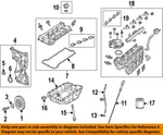 Fiat Oem 2018 500X Enginetransaxle Parts-valve Cover Seal 5047753AB New. Price: $9.98.
