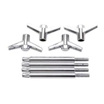 Edelbrock Valve Cover Wing Bolts 3-3/4" With T-top Set New. Price: $32.95.
