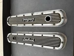 1965-76 Cuda Challenger Edelbrock Elite Valve Covers 4295 Sb Mopar 318 340 360 Used. Price: $250.00.