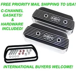 8852 "empi" Bolt On Alum Valve Covers Vw Buggy Thing Ghia Engine Parts New. Price: $139.63.