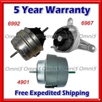 O491 Fit 05-06 Audi A4 Quattro Avant/base 2.0L Awd Manual Motor & Trans Mount 3X New. Price: $103.91.