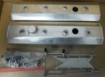 Canton 65-205 Center Bolt Fab Alum Valve Covers W/wire Looms, Sb Chevy, Pair New. Price: $229.99.