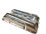 1963-64 Ford 427 Galaxie "baldy" Chrome Valve Cover Set New Improved Design. Price: $149.95.