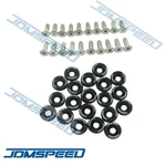 20PC Black Jdmspeed Cnc Billet Aluminum Fender Washer Engine Bay Dress Up Kit New. Price: $9.85.