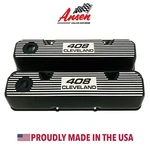 Ford 408 Cleveland Valve Covers Black Die-cast Aluminum Ansen Usa New. Price: $295.00.