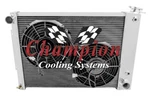 1967 - 1969 Chevrolet Camaro Big Block Champion 2 Row Radiator/dual 10IN Fans New. Price: $332.45.