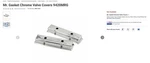 New Gasket 9420 Valve Covers For Small Block Chevy 55-86. Price: $52.99.