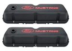 Ford Racing 302-101 Valve Covers Black Red Mustang Logo 289 351W New. Price: $140.42.