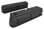 Jegs Black Finned Valve Covers 1962-1985 Small Block Ford 351W New. Price: $199.99.