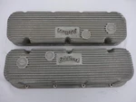 Vintage Edelbrock Big Block Chevy 396 427 454 M/t Aluminum Finned Valve Covers Used. Price: $460.60.
