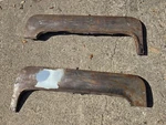 Oem 1968 Cadillac Coupe Deville Fender Skirts - Rear Wheel Covers Pair Left & Used. Price: $225.00.