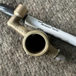 1949 Chevy Stovebolt Valve Rail Oil Connector - 3835528 Return End Plugged Used. Price: $45.00.