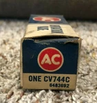 Vintage Ac Delco CV744C Ventilation Valve; New. Price: $9.99.