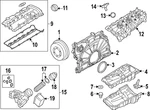 Genuine Bmw Valve Cover 11-12-1-021-195 New. Price: $575.55.