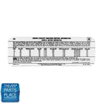 1974-75 Chevrolet 350-4V 400-4V At/mt Emission Decal Zb DC0588 New. Price: $9.99.