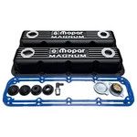 Nos Mopar Magnum Valve Cover Set 5.2L/5.9L V8 - Complete Kit Black Powder Coat New. Price: $345.00.