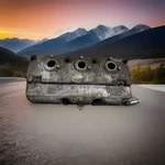 Plymouth Prowler 97-02 Oem Left Driver Side Engine Valve Cover, P# 04792103 Used. Price: $175.00.