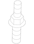 Genuine Ford Engine Cover Stud W716473-S437 New. Price: $18.45.