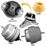 Engine Motor Mounts & Insert Of Manual Trans 4PCS For Audi A4 2.0L New. Price: $159.00.