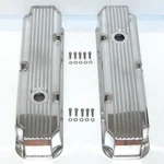 Small Block Plymouth Dodge Finned Aluminum Valve Covers Mopar 318 340 360 New. Price: $1142.95.