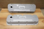 Holley Big Block Chevy Finned Aluminum Valve Covers Bbc 396 427 454 502 Vintage Used. Price: $199.99.
