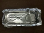 1986 Up 305 350 Chevy Chrome Oil Pan Rear Main 9414 Rpc New. Price: $42.49.