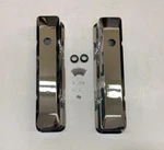 New V8 Small Block Chevy Tall Smooth Chromed Aluminum Valve Covers 283 350 305. Price: $107.00.