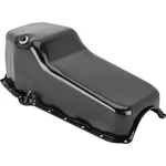 1957-1979 Sbc 262-267-283-305-327-350-400 Oil Pan, Black, Quart New. Price: $61.99.