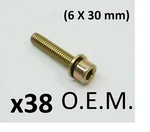 (38) Porsche 993 Valve Cover Bolt Set Oem New. Price: $50.49.