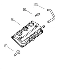 Genuine Mopar Cylinder Head Cover Left 4792099 New. Price: $155.43.