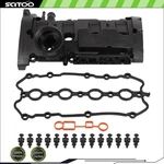 Engine Valve Cover W/ Gasket Fits Vw Eos Jetta Passat Audi A3 06F103469K New. Price: $55.00.