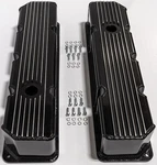 1976-87 Jeep Amc Black Fabricated Aluminum Finned Valve Covers V8 304 360 390 New. Price: $128.65.