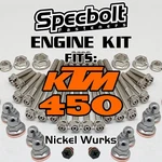 Ktm 450 Nickel Engine Bolt Kit Sxf Exc Xc-w Xc-f Mxc Smr Six Days Factory Wurks New. Price: $56.99.