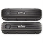 Edelbrock 41853 Classic Series Valve Cover Set, Big Block Fits Chevy New. Price: $411.95.