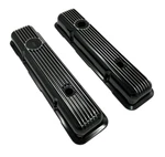 Pair Oe LT1 Style Black Aluminum Valve Covers W/ Gaskets Small Block Chevy Sbc New. Price: $269.99.