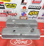 Cal Custom Ford Fe 360 390 427 428 Aluminum Finned Valve Covers 40-1018 Used. Price: $259.99.